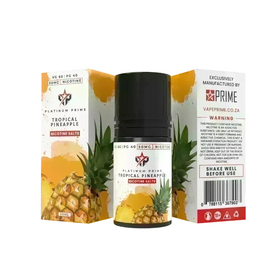 Platinum Prime Salts - Tropical Pineapple 30ML 50MG