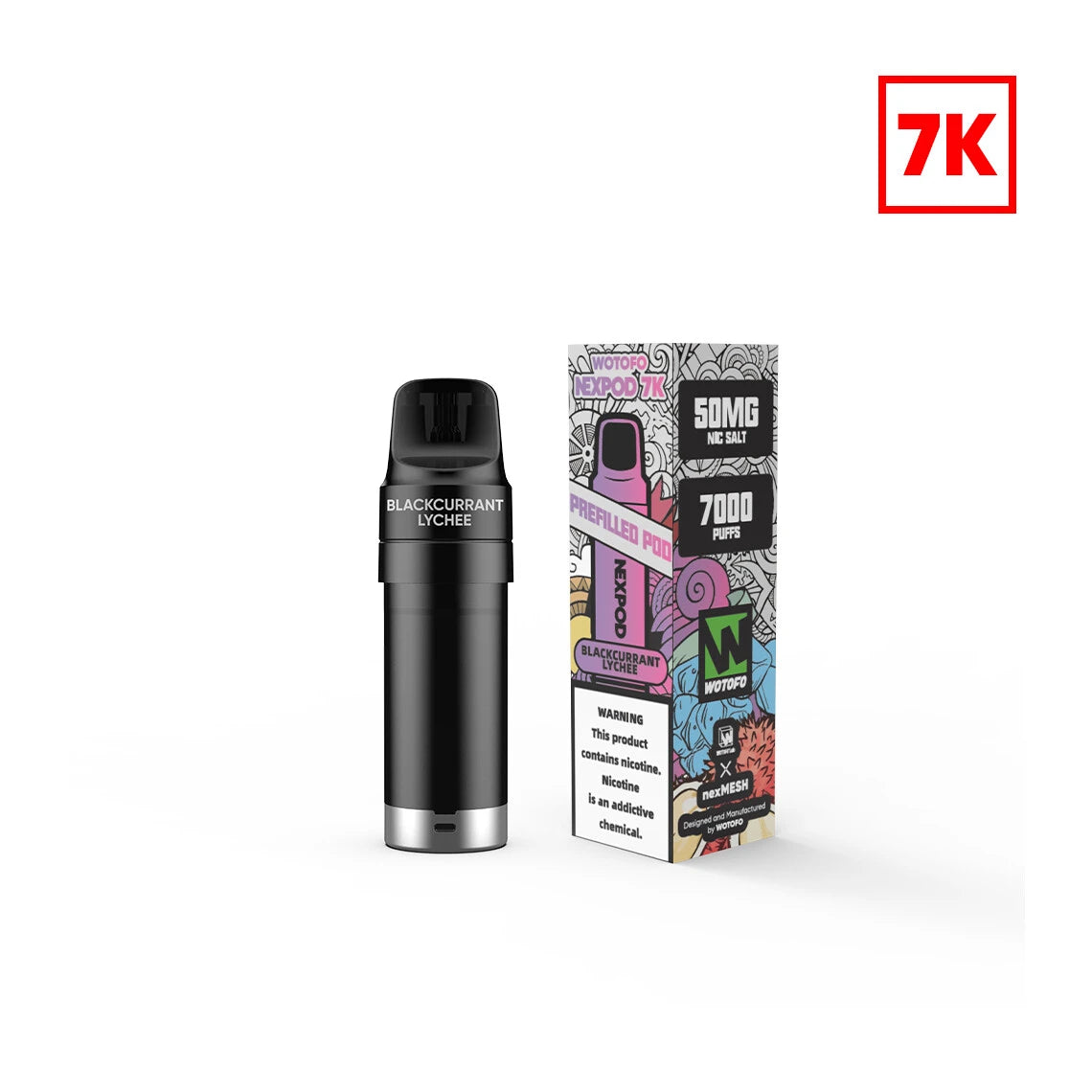 Wotofo 7000 puff Pod 50mg