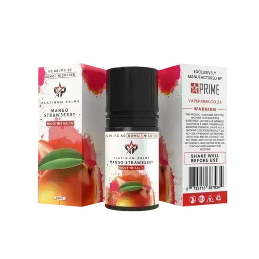 Platinum Prime Salts - Mango & Strawberry 30ML 50MG